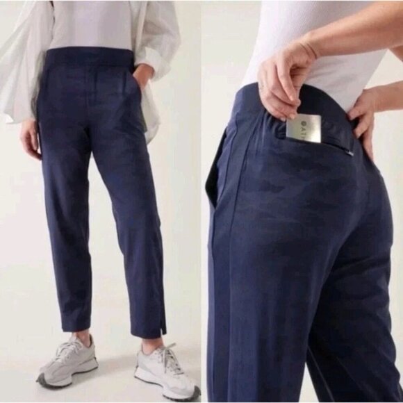 Athleta Pants - Athleta Brooklyn Ankle Camo Straight Leg Pants Size 18 - 26871